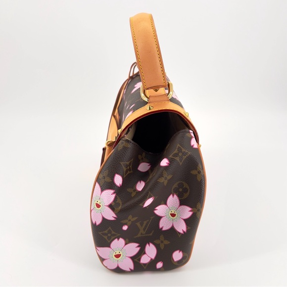 Preloved Louis Vuitton Vintage Monogram Cherry Blossom Sac Retro with Wallet - Picture 4 of 15